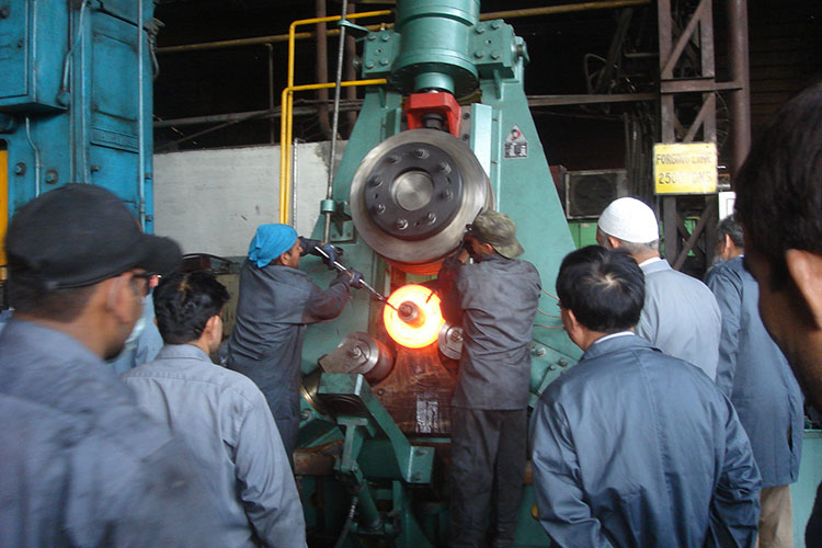 Specification of D51Y series of vertical ring rolling machine